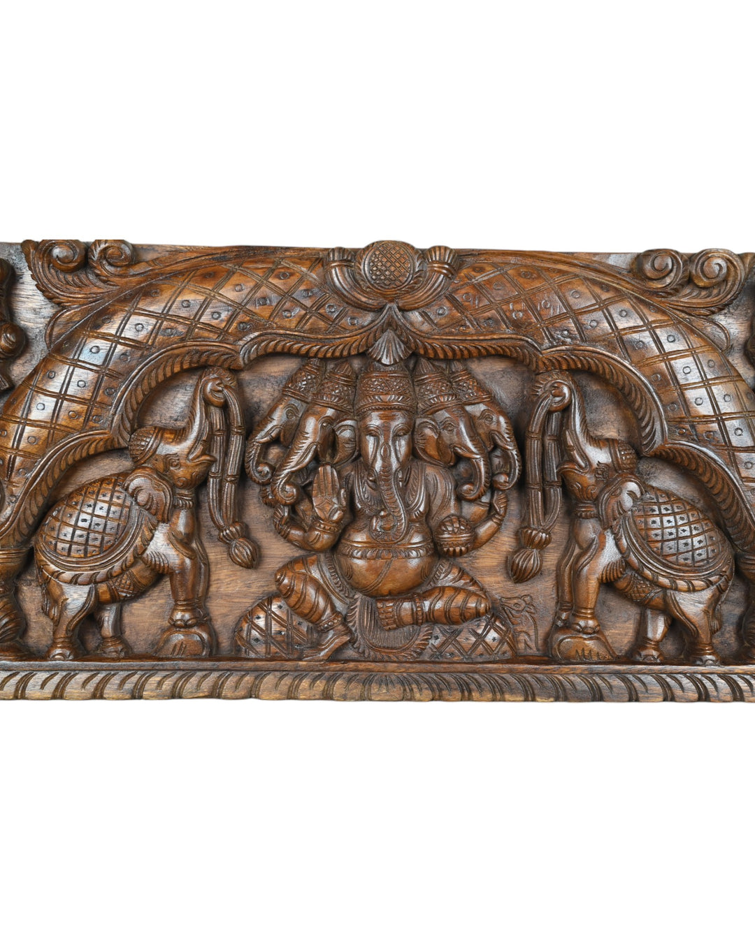 Panchamukhi Lord Ganesha Wall Panel 18"
