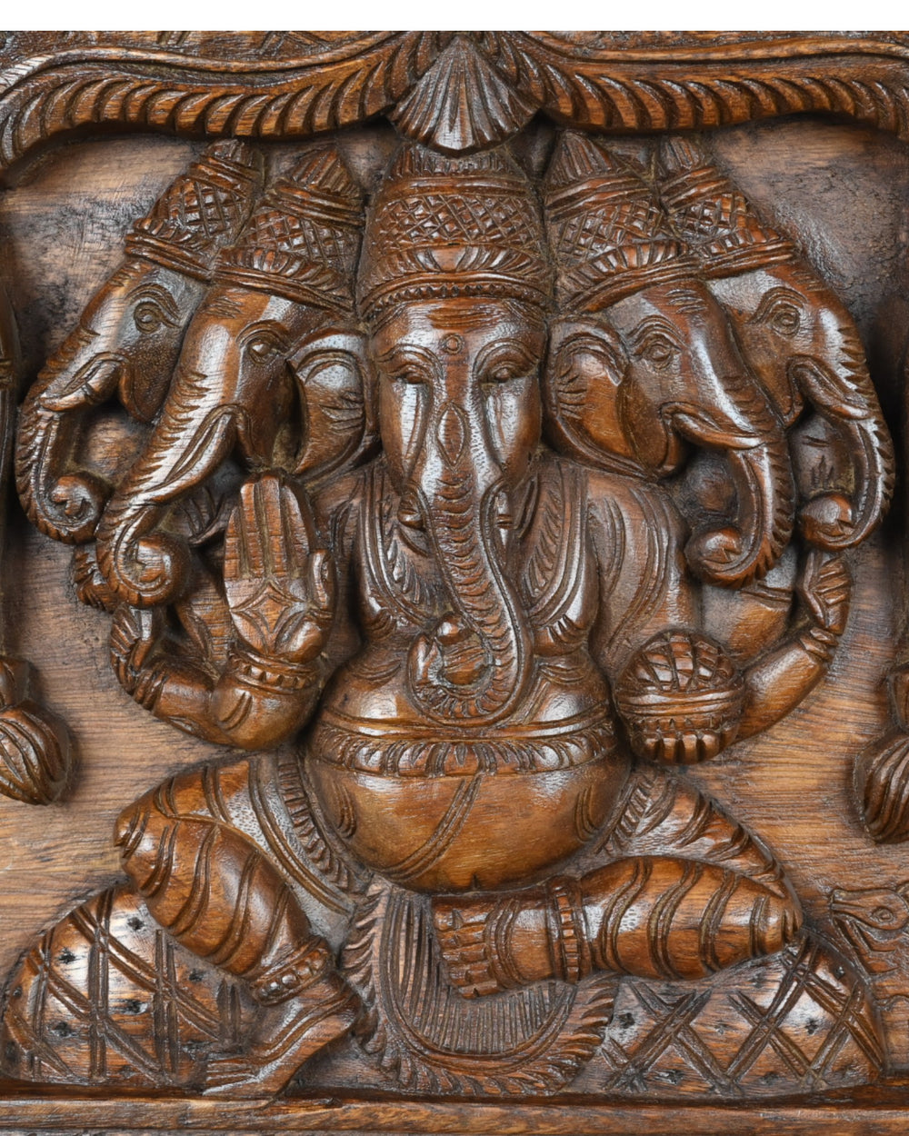 Panchamukhi Lord Ganesha Wall Panel 18"