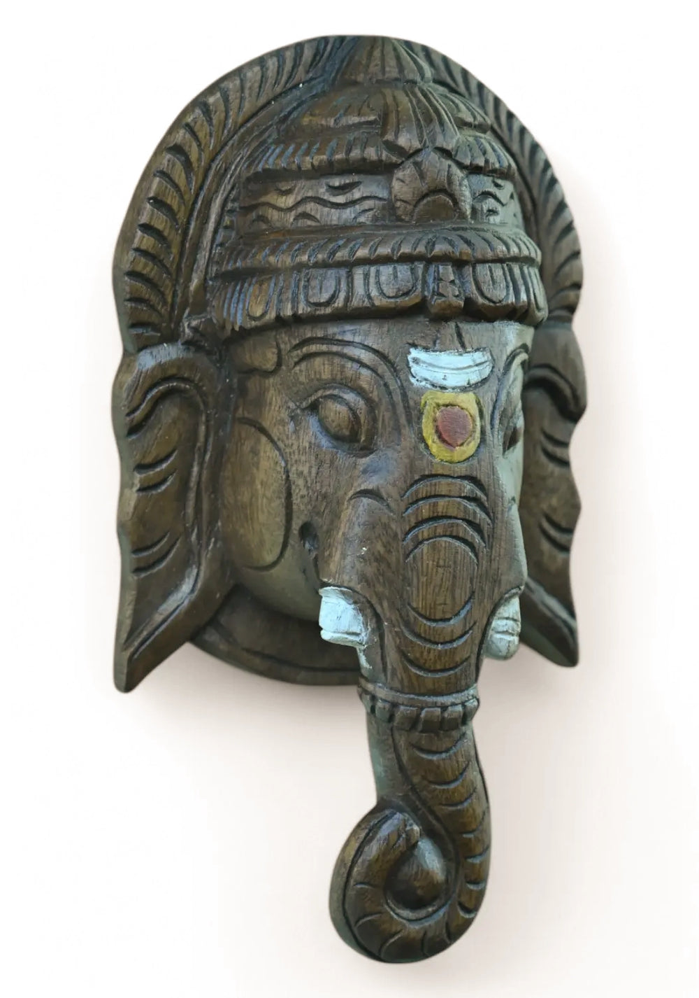 Ganesh Right Curved Trunk Wall Hanging 13