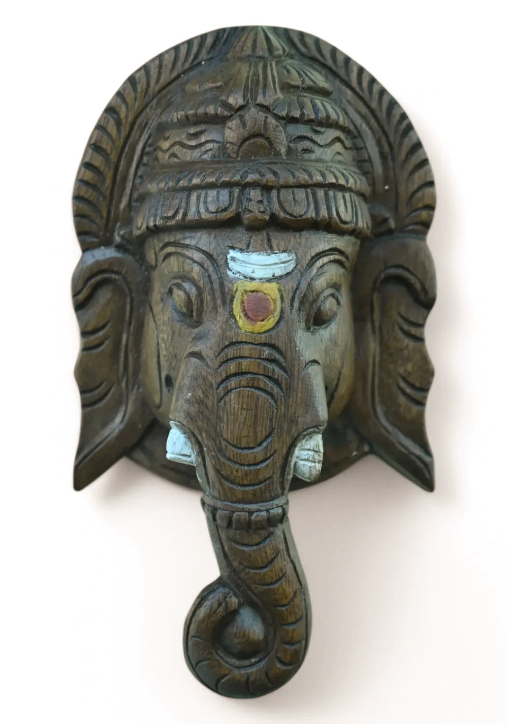 Ganesh Right Curved Trunk Wall Hanging 13