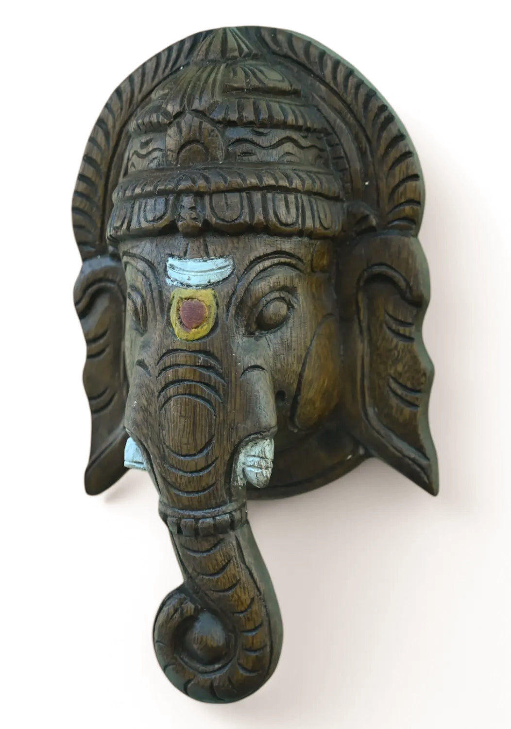 Ganesh Right Curved Trunk Wall Hanging 13