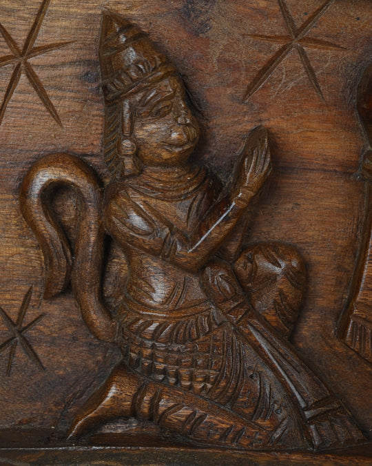 Lord Vishnupada Horizontal wall mount 35"