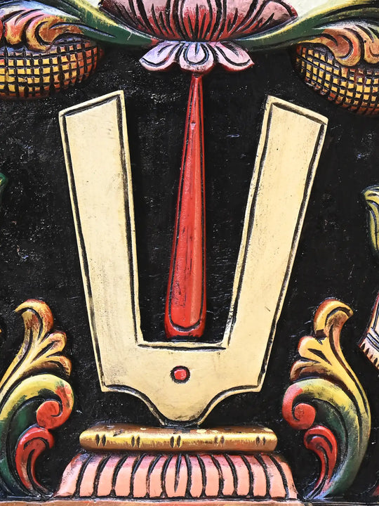 Lord Vishnu Thirunamam with Shankha & Chakra 36"