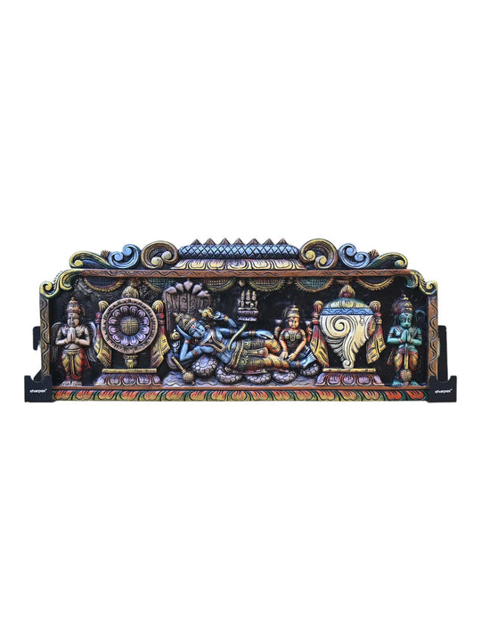 Multicolored Sri Ranganatha Swamy on Adishesha 36"