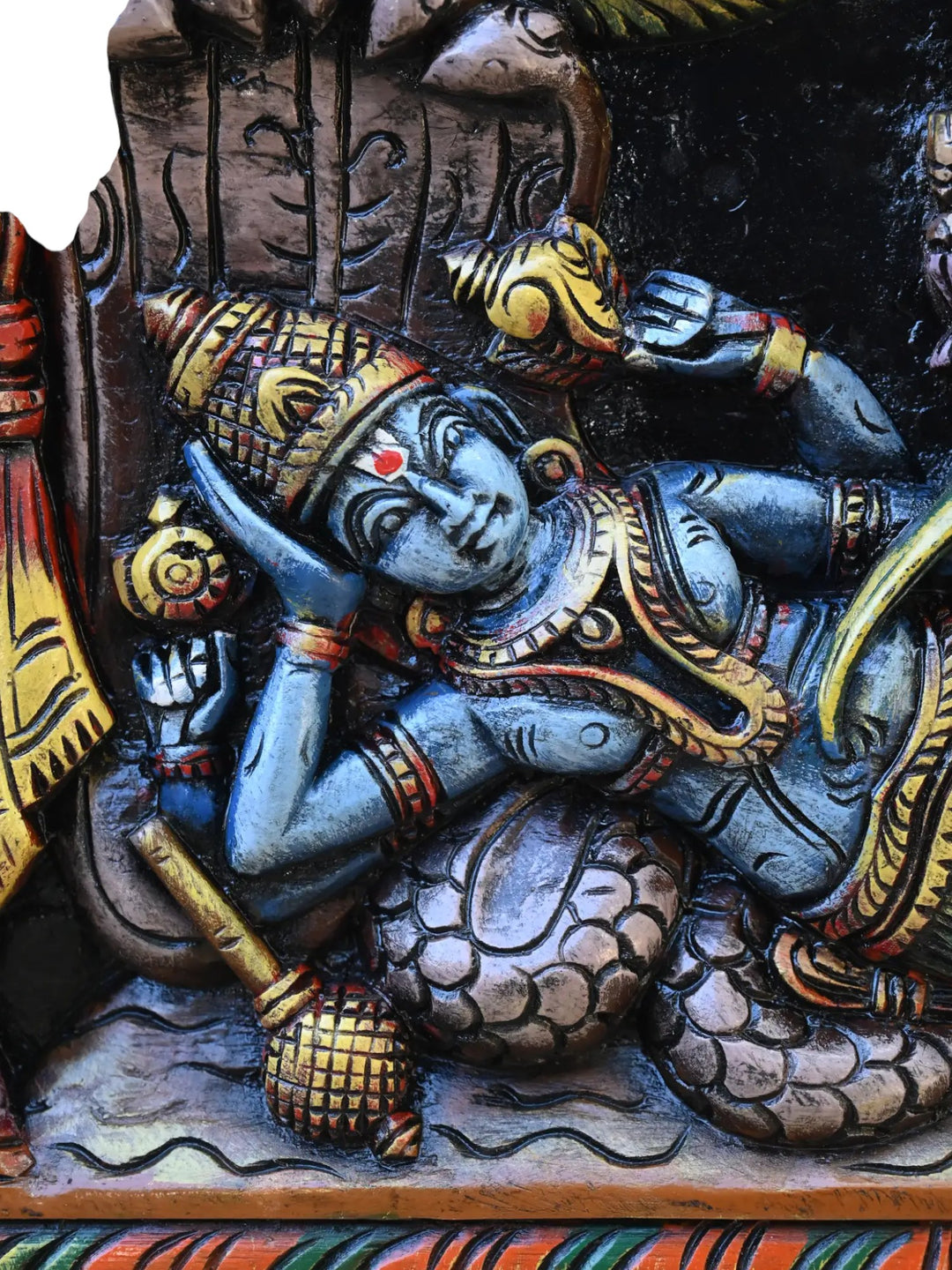 Multicolored Sri Ranganatha Swamy on Adishesha 36"