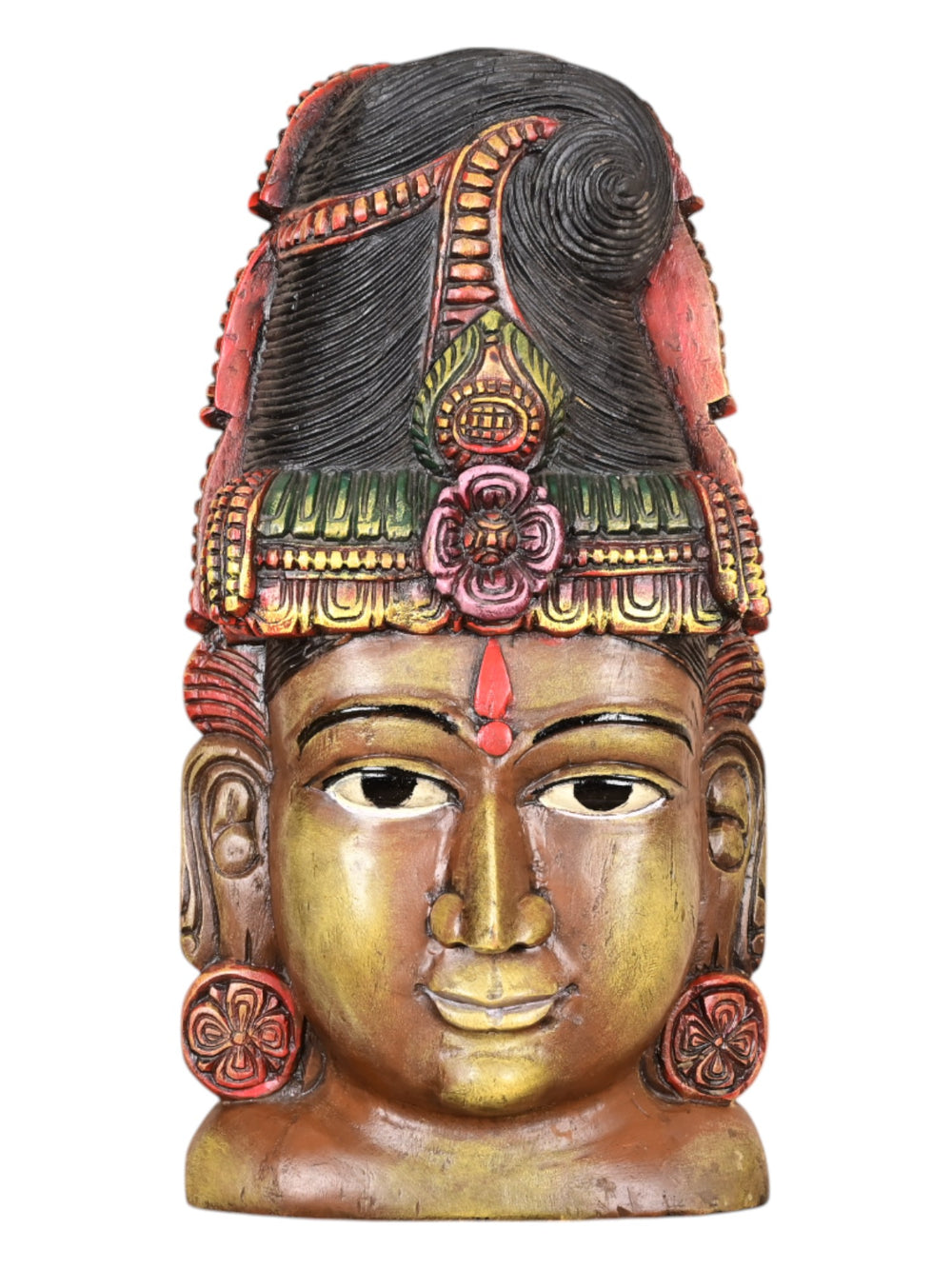 Lord Shiva Head As a Tribal Form 23"