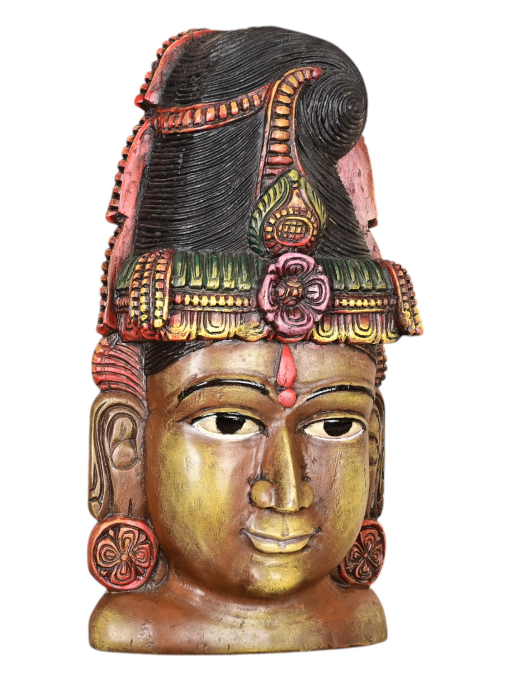 Lord Shiva Head As a Tribal Form 23"