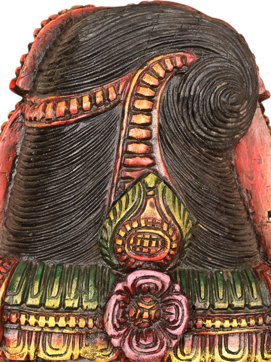 Lord Shiva Head As a Tribal Form 23"