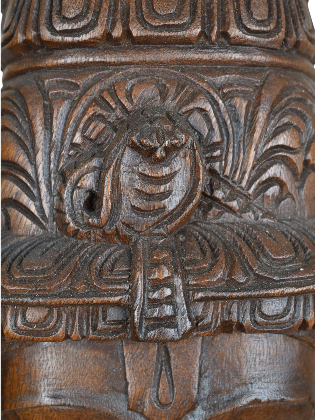 Garuda Alvar wooden  Face Mask 19"