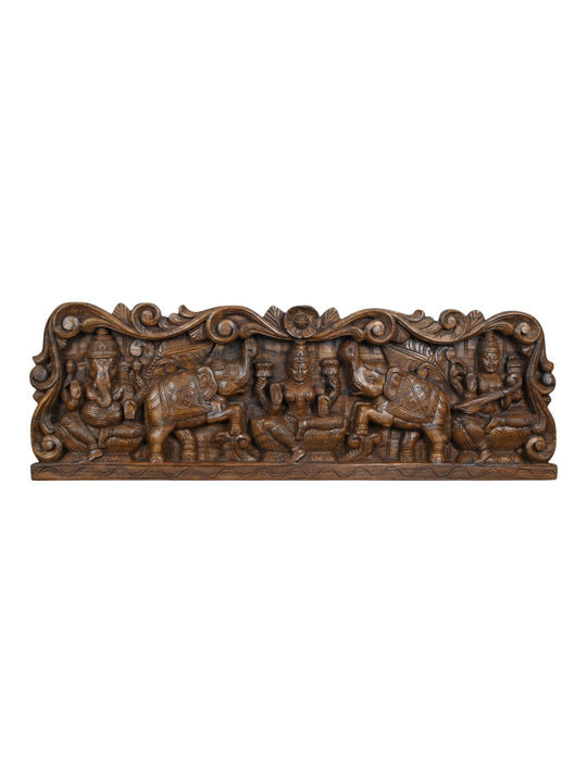 Lakshmi devi with elephants
