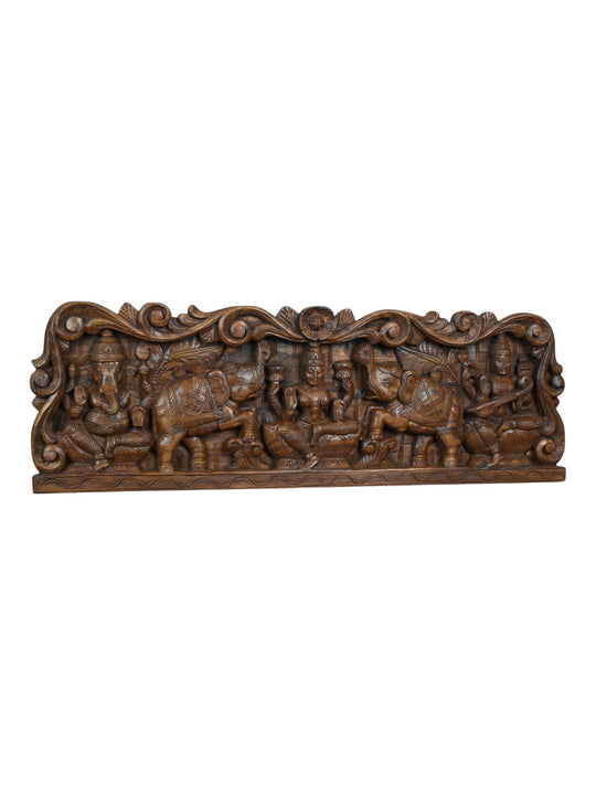 Lakshmi devi with elephants
