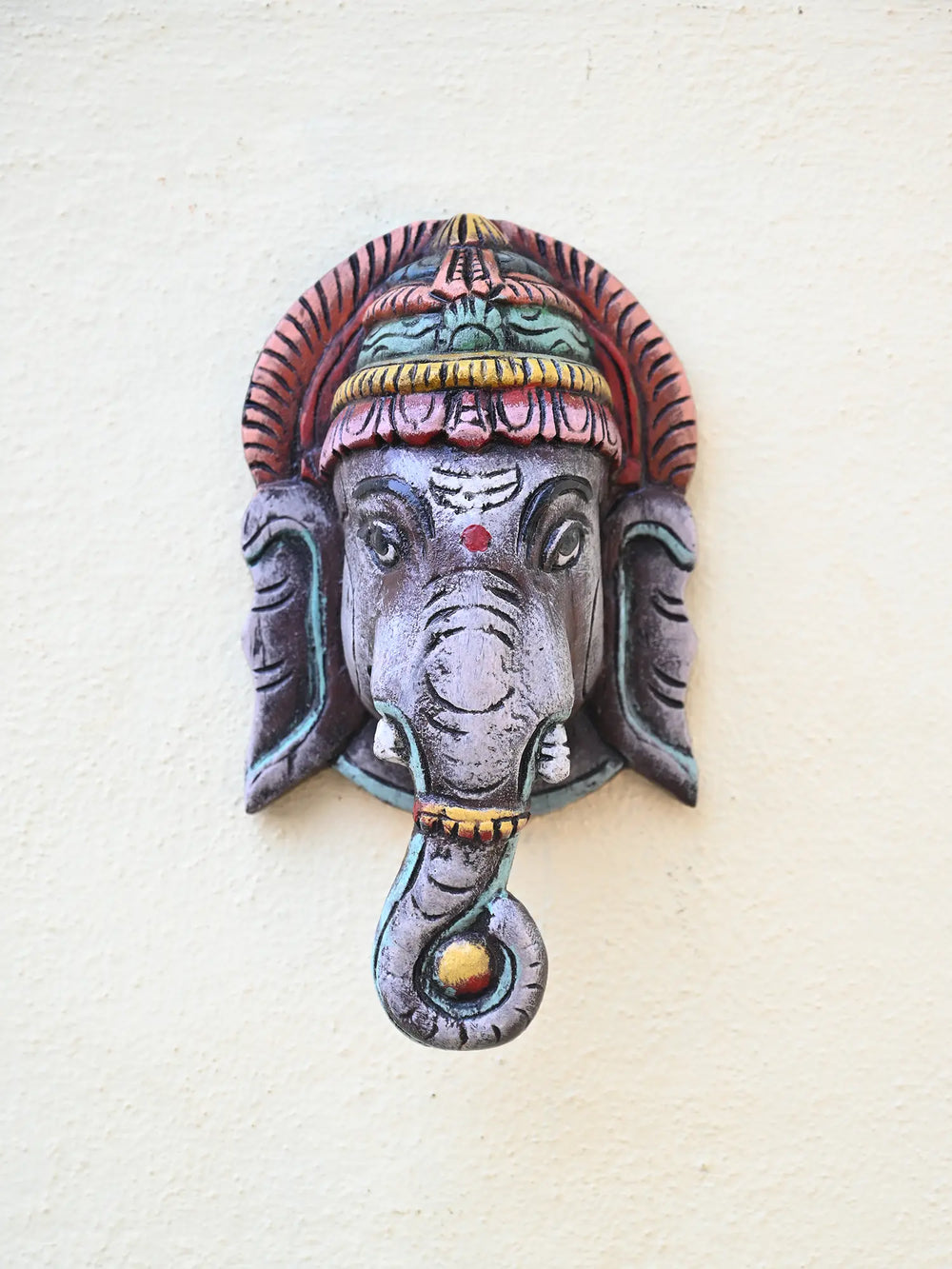 wooden ganesh murti