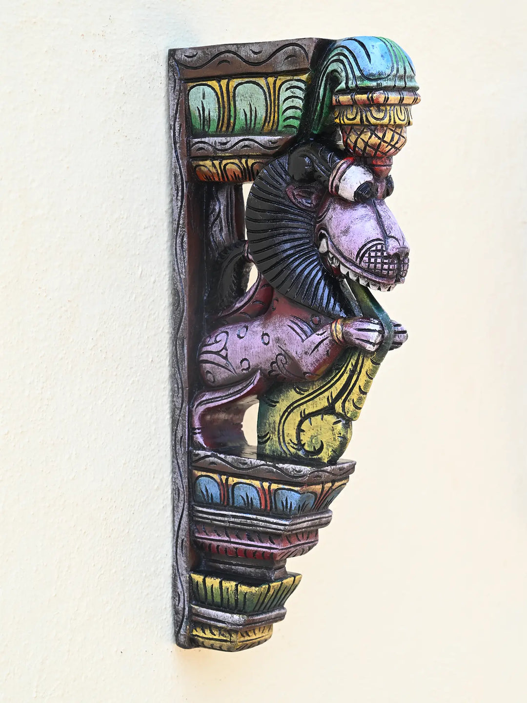 Yali wooden wall bracket