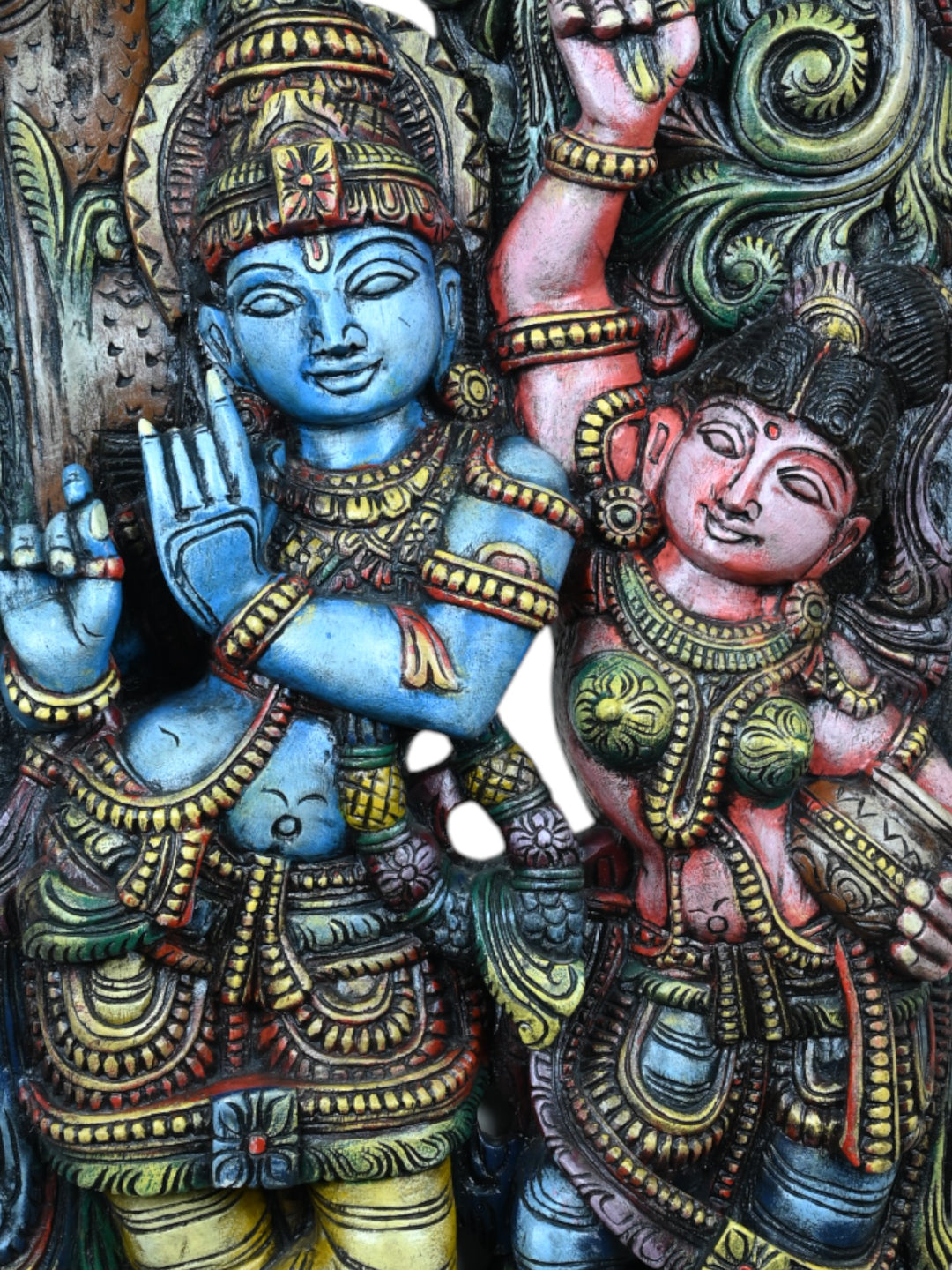 Large Radha Krishna statue 60"