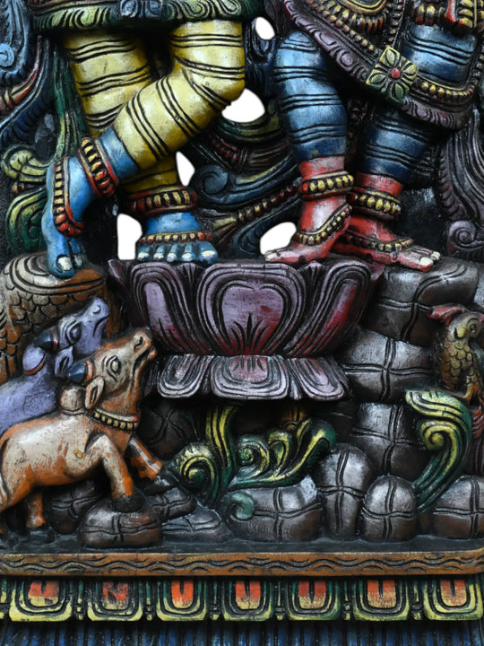 Large Radha Krishna statue 60"