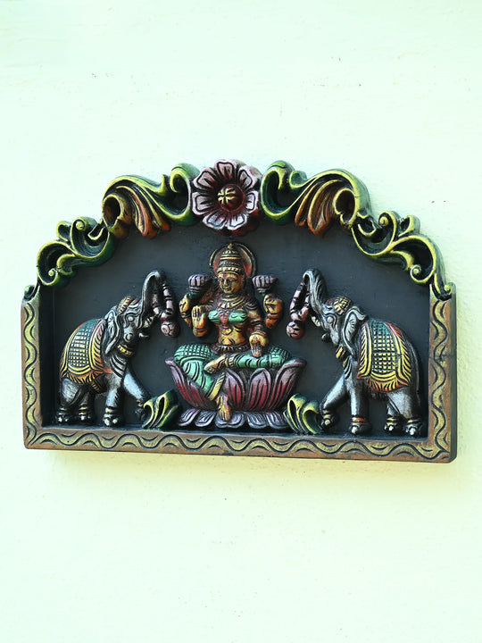 god lakshmi with elephant