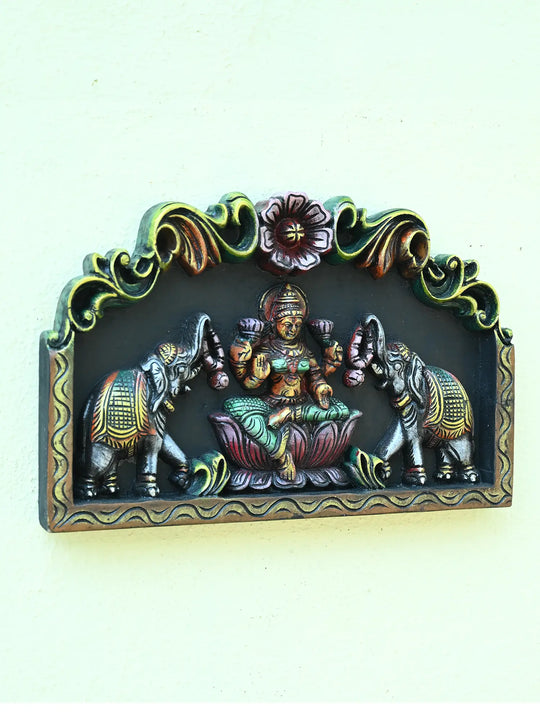 god lakshmi with elephant