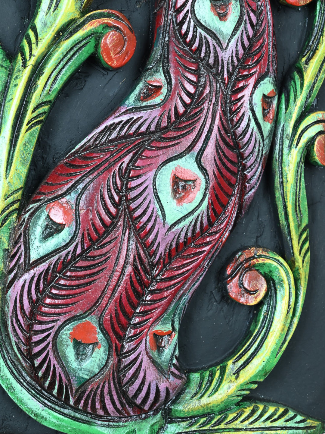 Peacock Wall Mount Panel 18"
