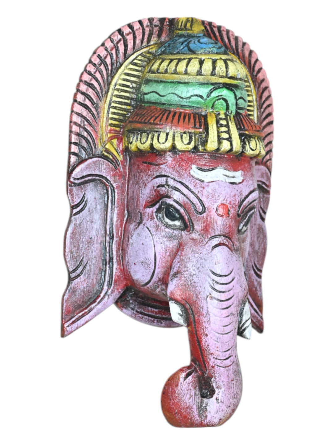 wooden ganesha wall hanging