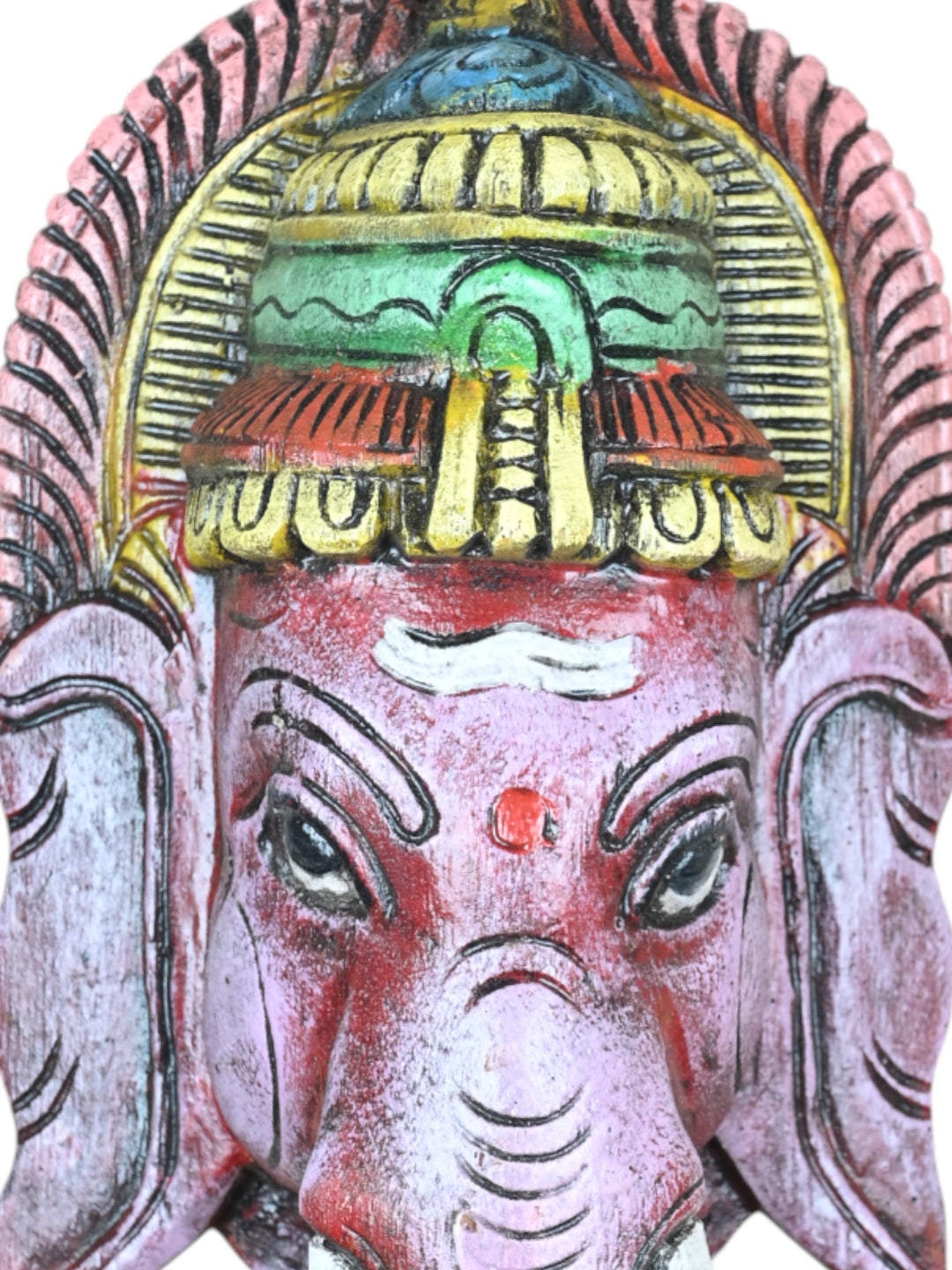 Ganesha Face Wall Hanging 12"