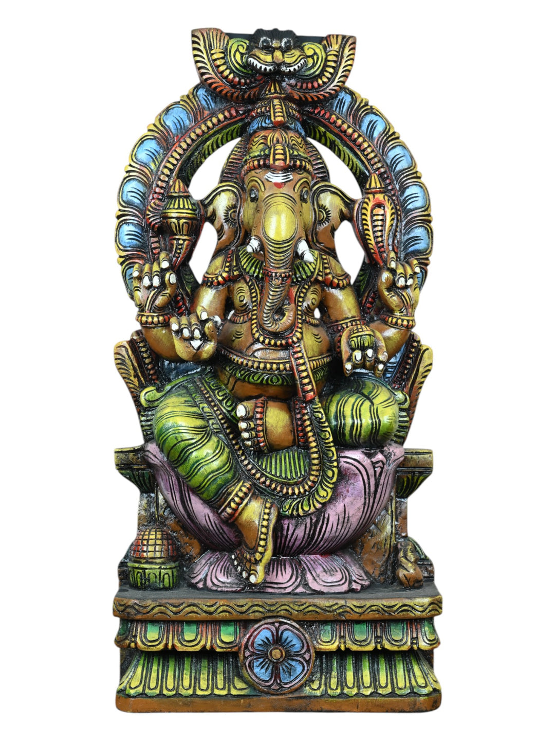 Lord Ganesha With Mahakala Arch 30"