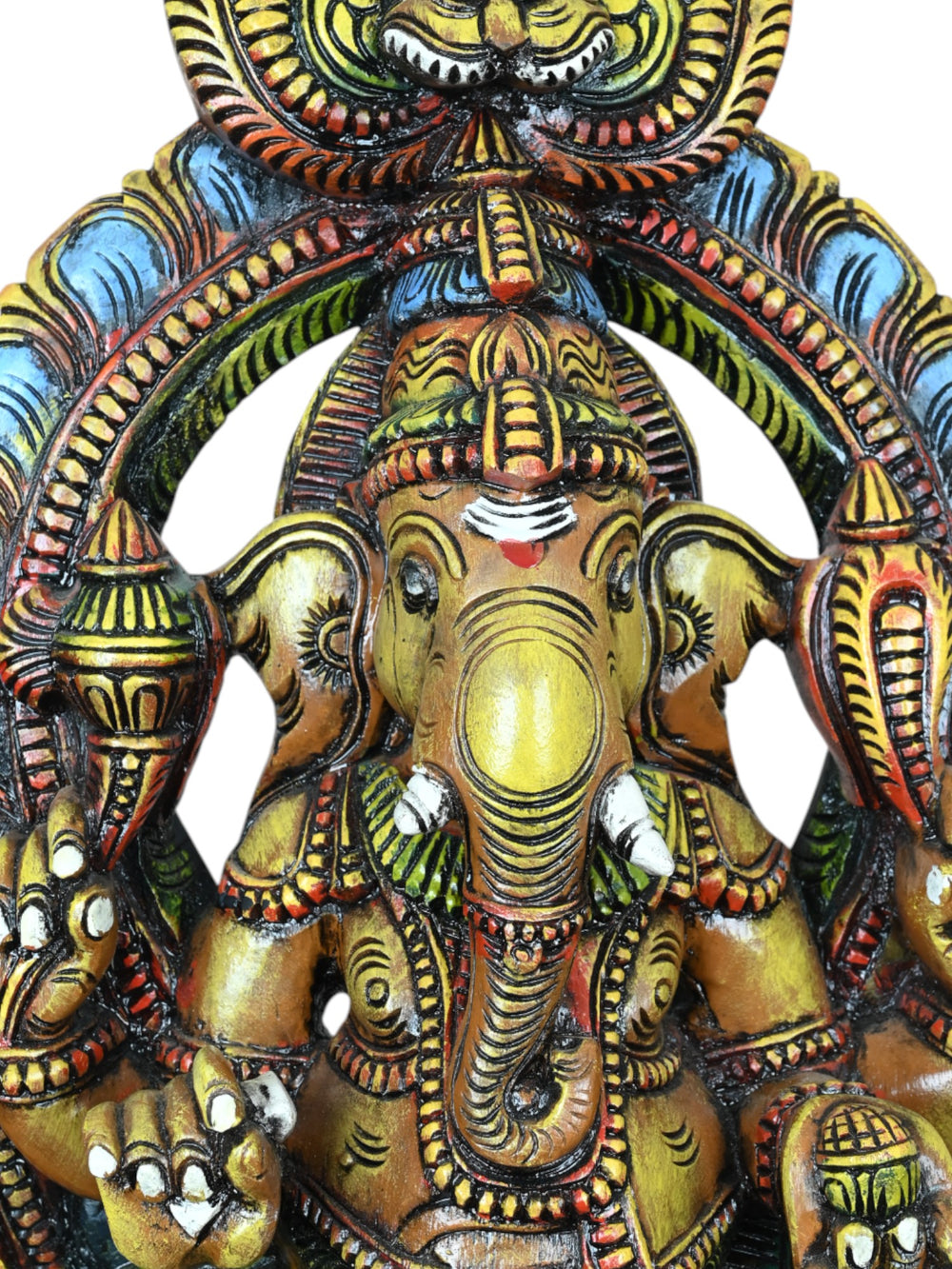 Lord Ganesha With Mahakala Arch 30"