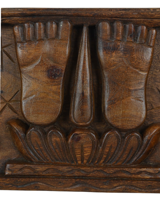 Lord Vishnupada Horizontal wall mount 35"