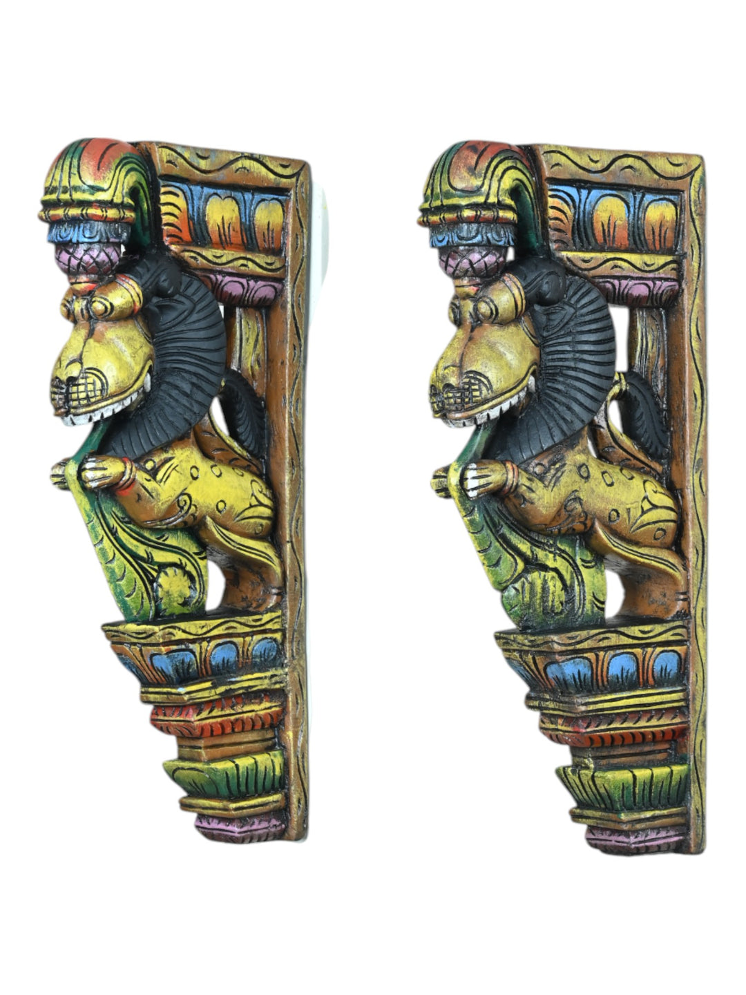 wooden yali wall brackets