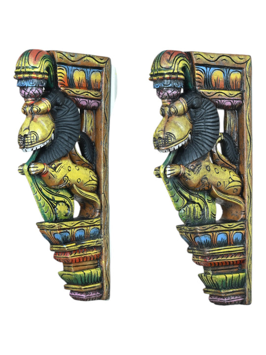 wooden yali wall brackets