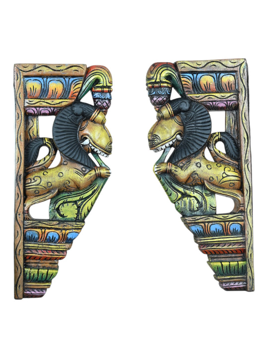 wooden yali wall brackets