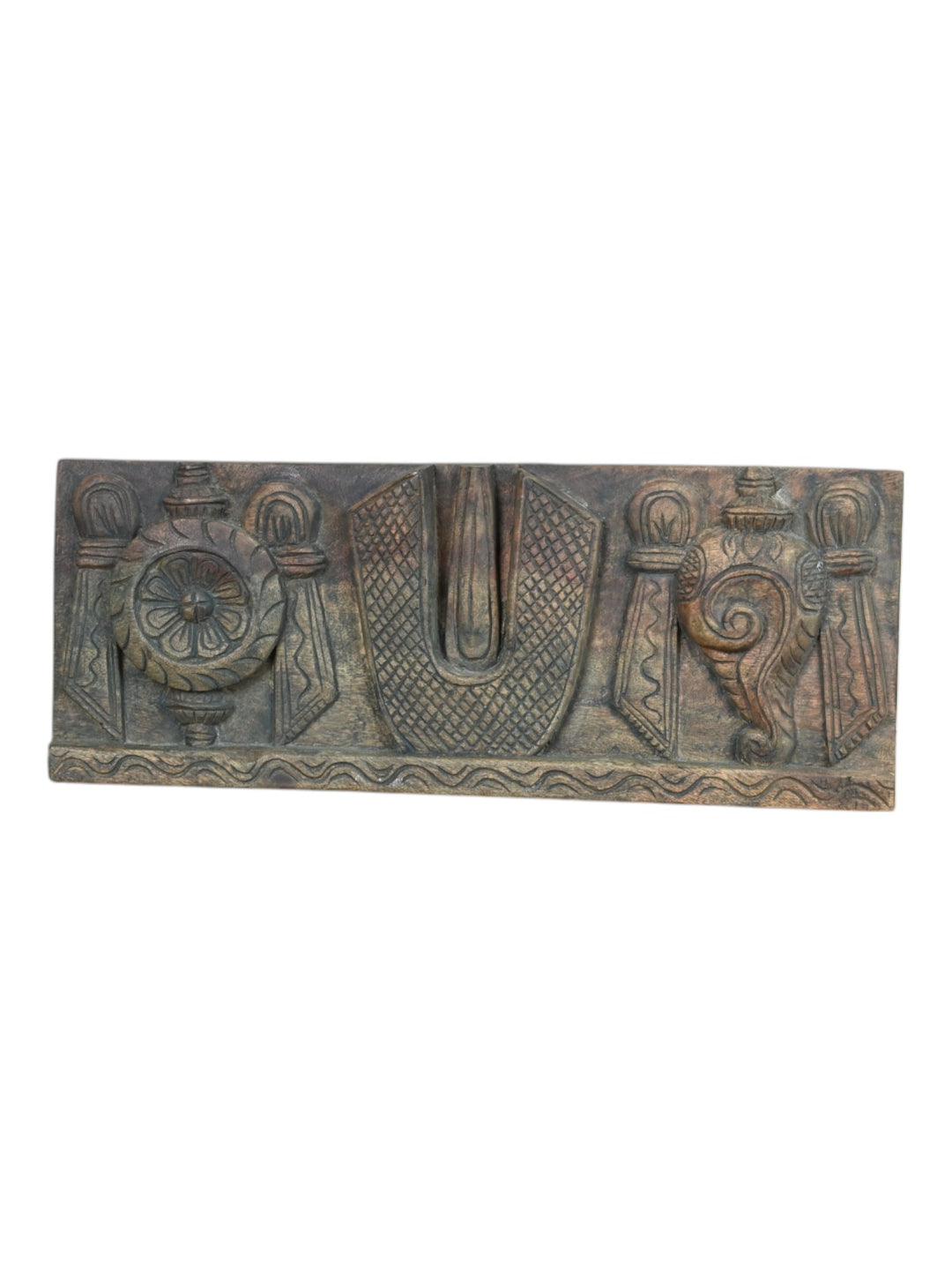 decorative wood panels for shanku chakra namam