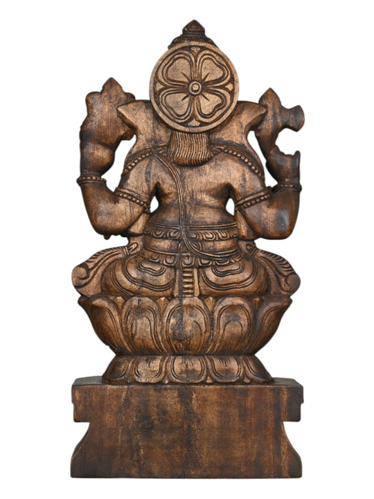 2 Feet Right Trunk Ganesh Statue