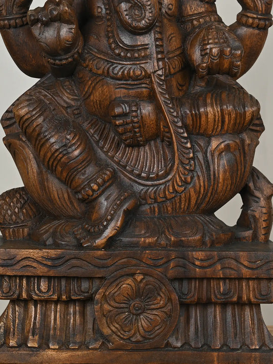 Ganesh With Mooshika Vahana 24"