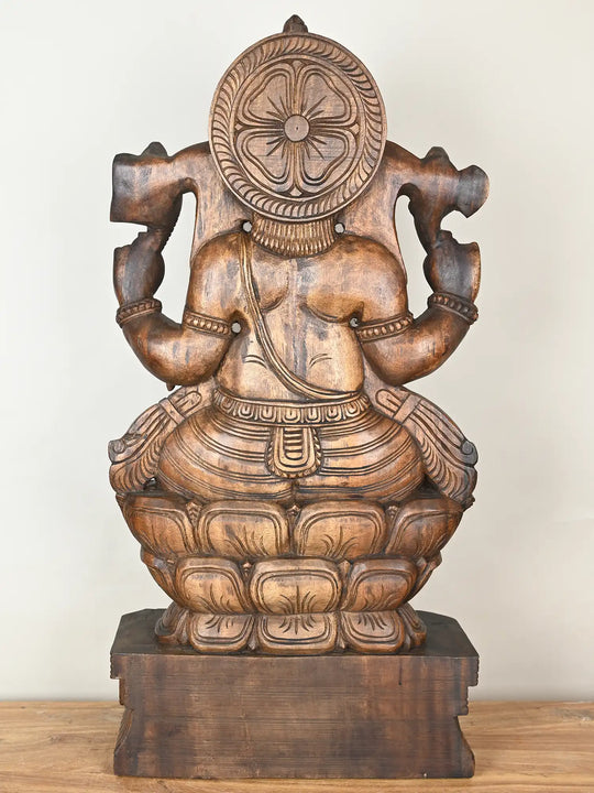 3 Feet Ganapathy Statue In Lalaitasana Posture