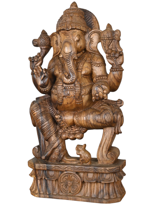 Ganesh Outdoor Garden vaagai wooden -24"