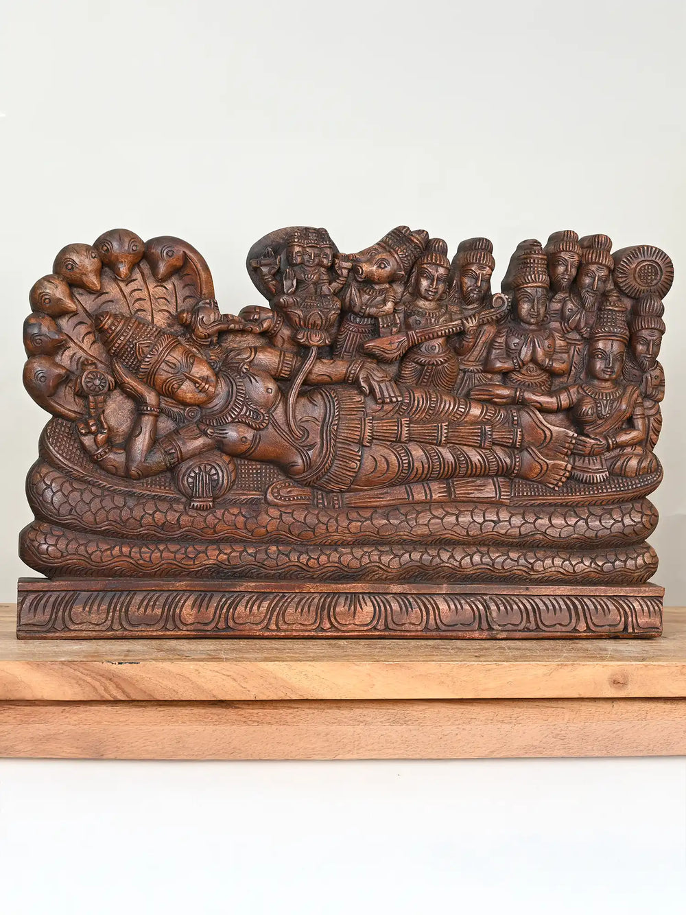 Wooden Ranganathar wall panel
