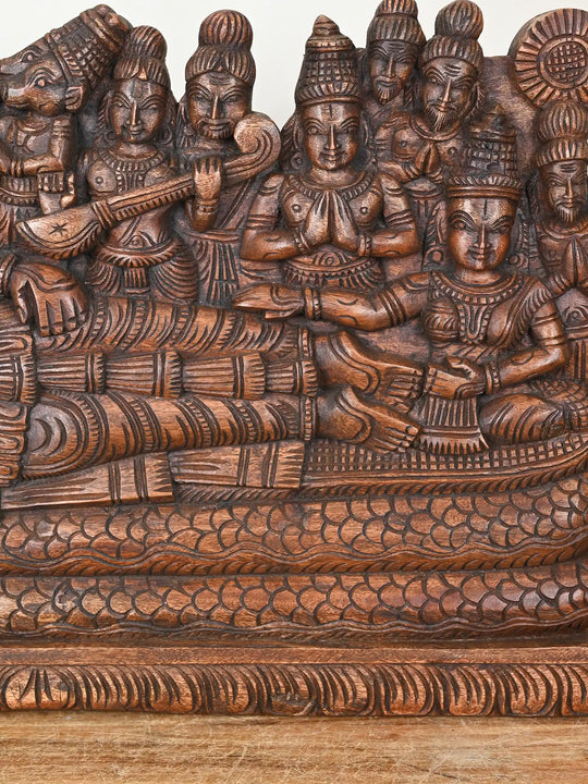 Sri Ranganatha Swamy Seated on Adishesha 15"