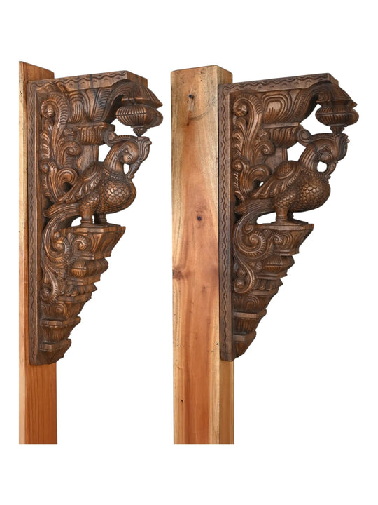 Wooden Hamsa Wall bracket