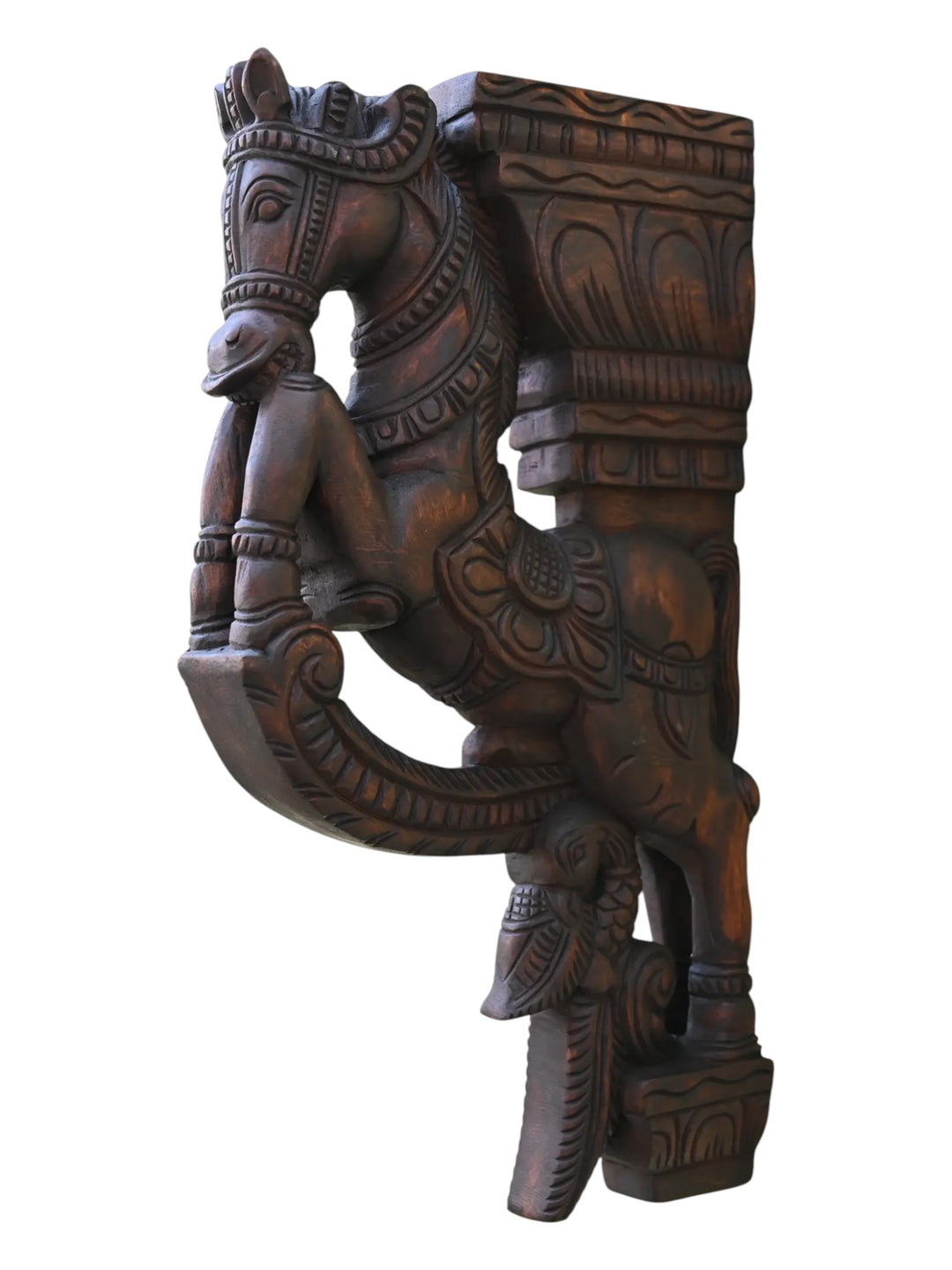 Upraised Horse Wall Brackets 18"
