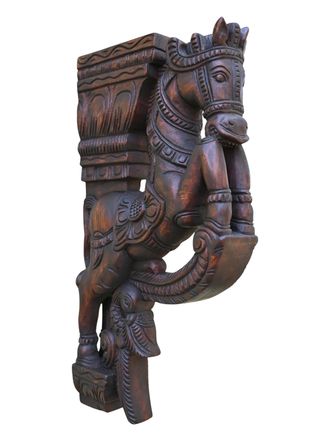 Upraised Horse Wall Brackets 18"