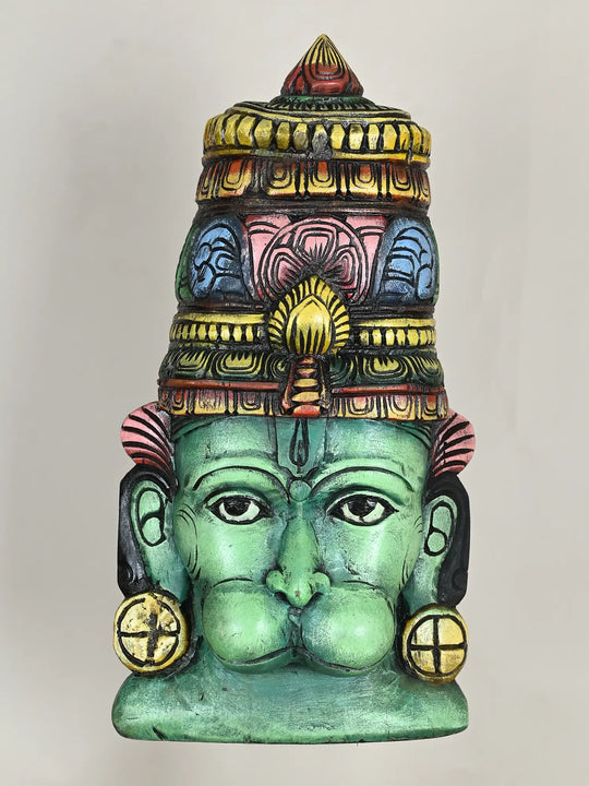 Hanuman wooden face mask