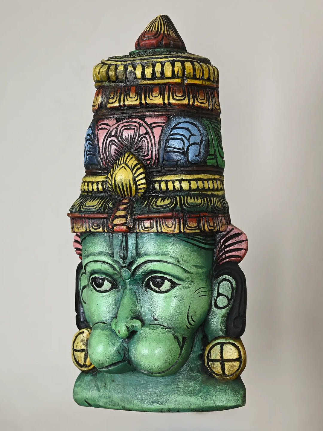 Hanuman wooden face mask