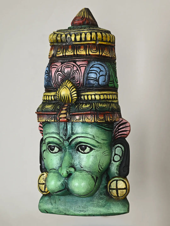 Hanuman wooden face mask