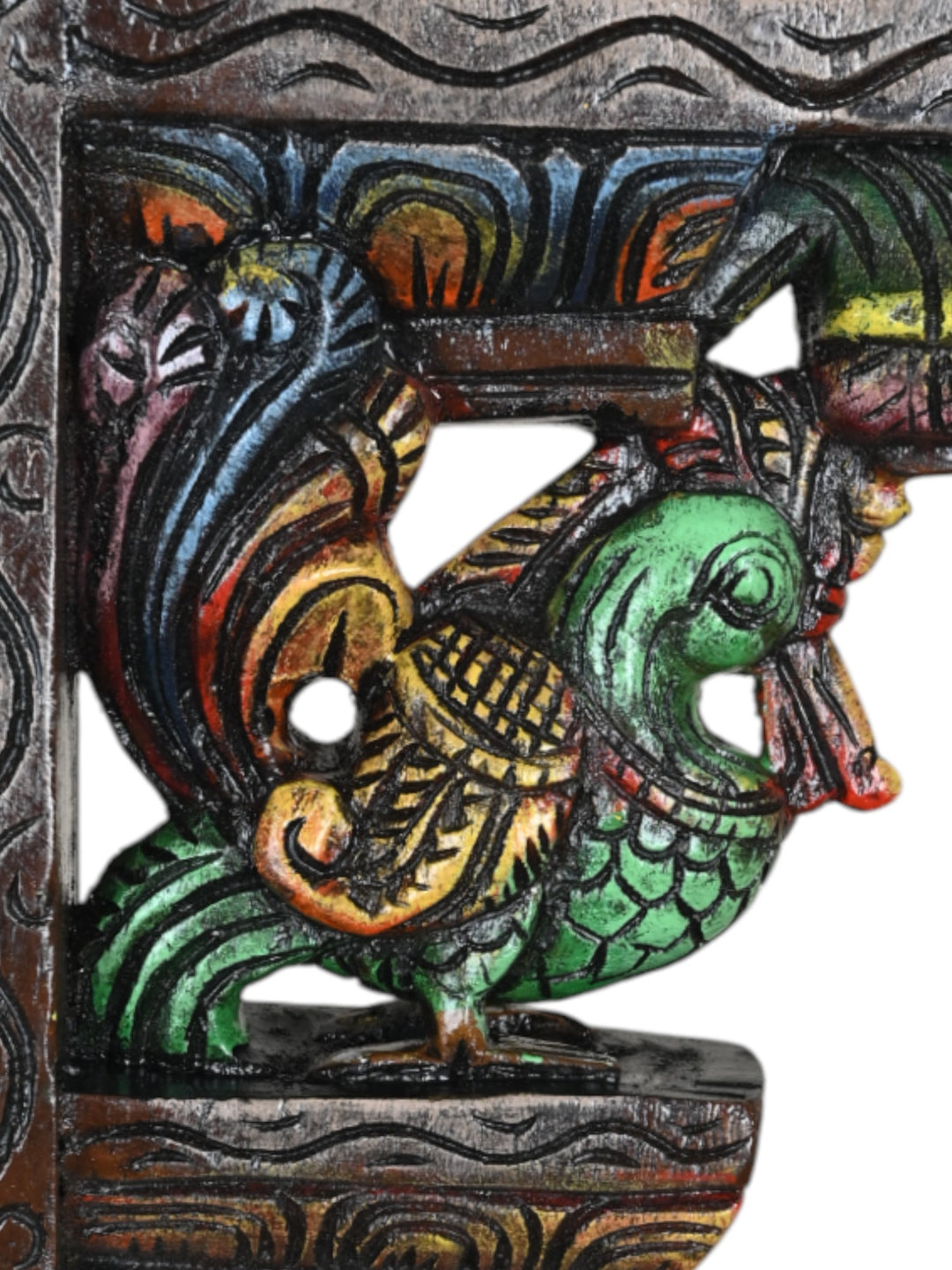 Elephant with Hamsa Wall Hanging 18"