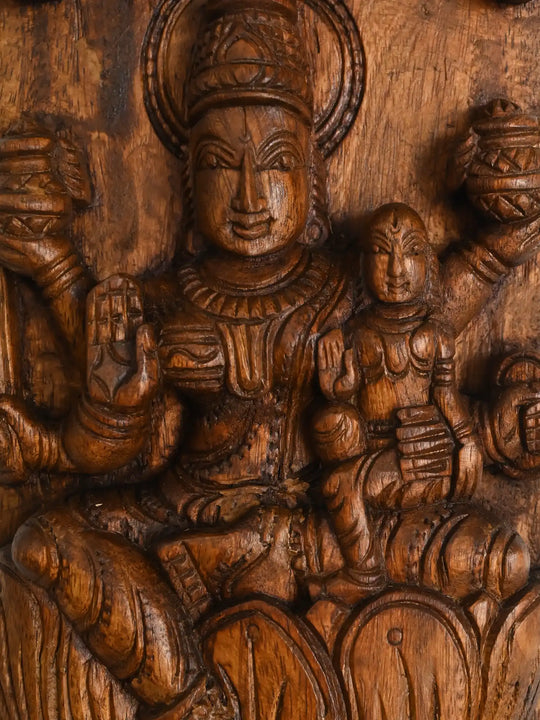 Vertical Astalakshmi Wall Mount Panel 74"