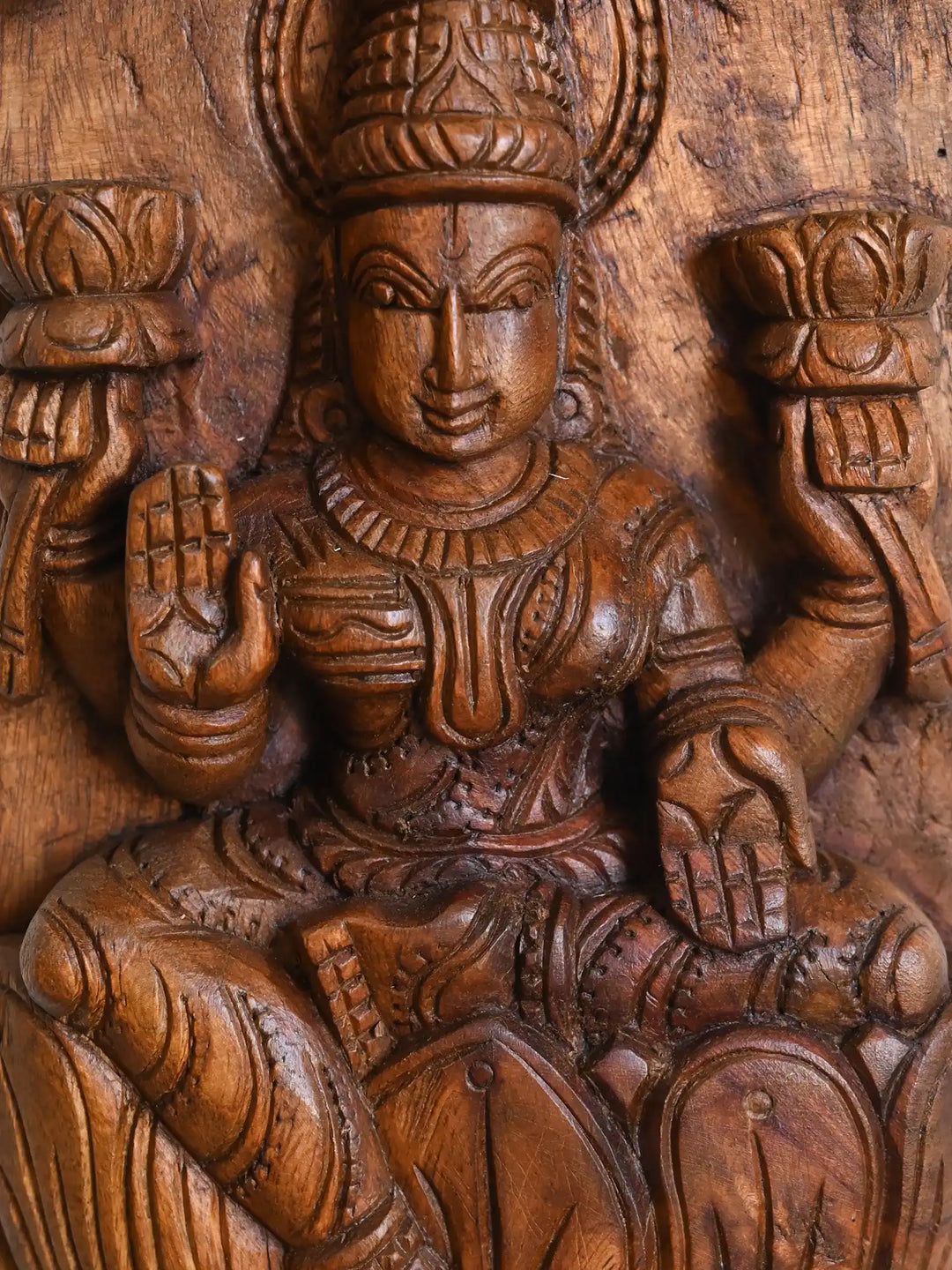 Vertical Astalakshmi Wall Mount Panel 74"