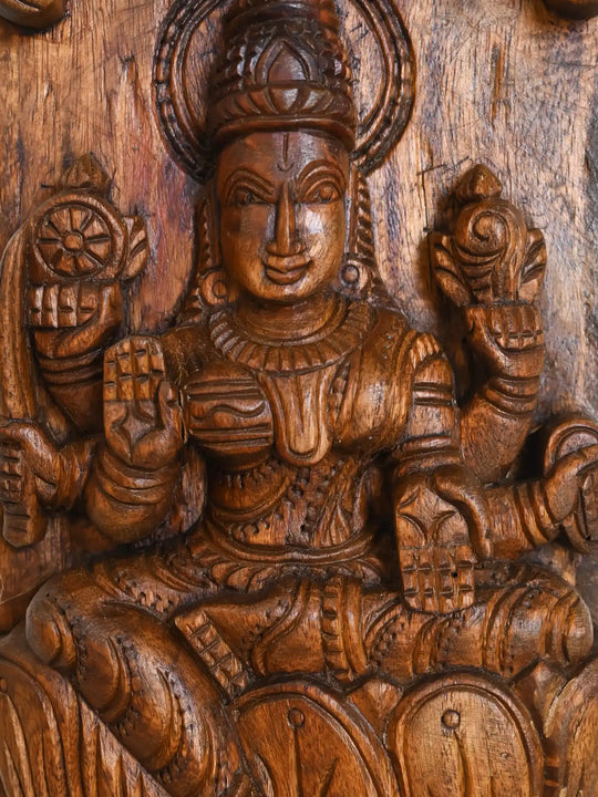 Vertical Astalakshmi Wall Mount Panel 74"