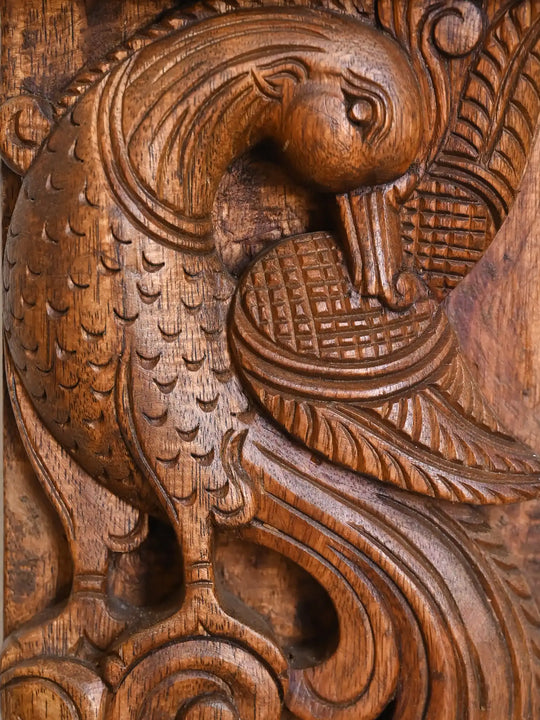 Vertical Astalakshmi Wall Mount Panel 74"