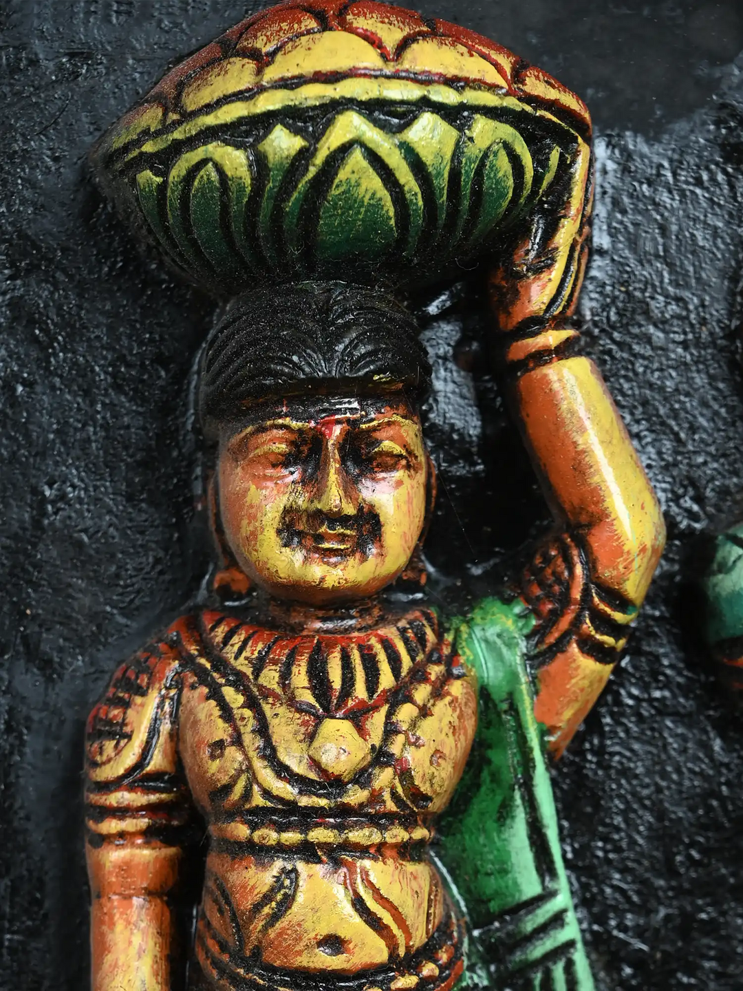 Lord Ganpathi in Three Forms Wall Mount 12"