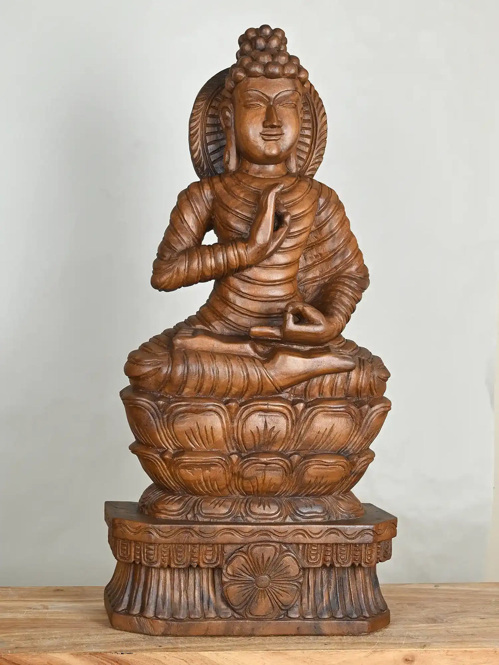 Buddha wooden statue